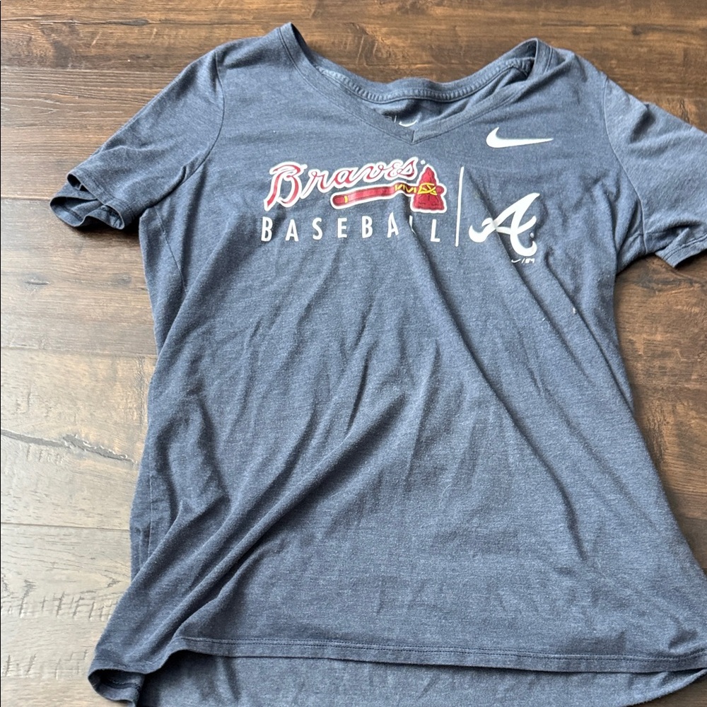 Nike Braves Baseball Navy T-Shirt